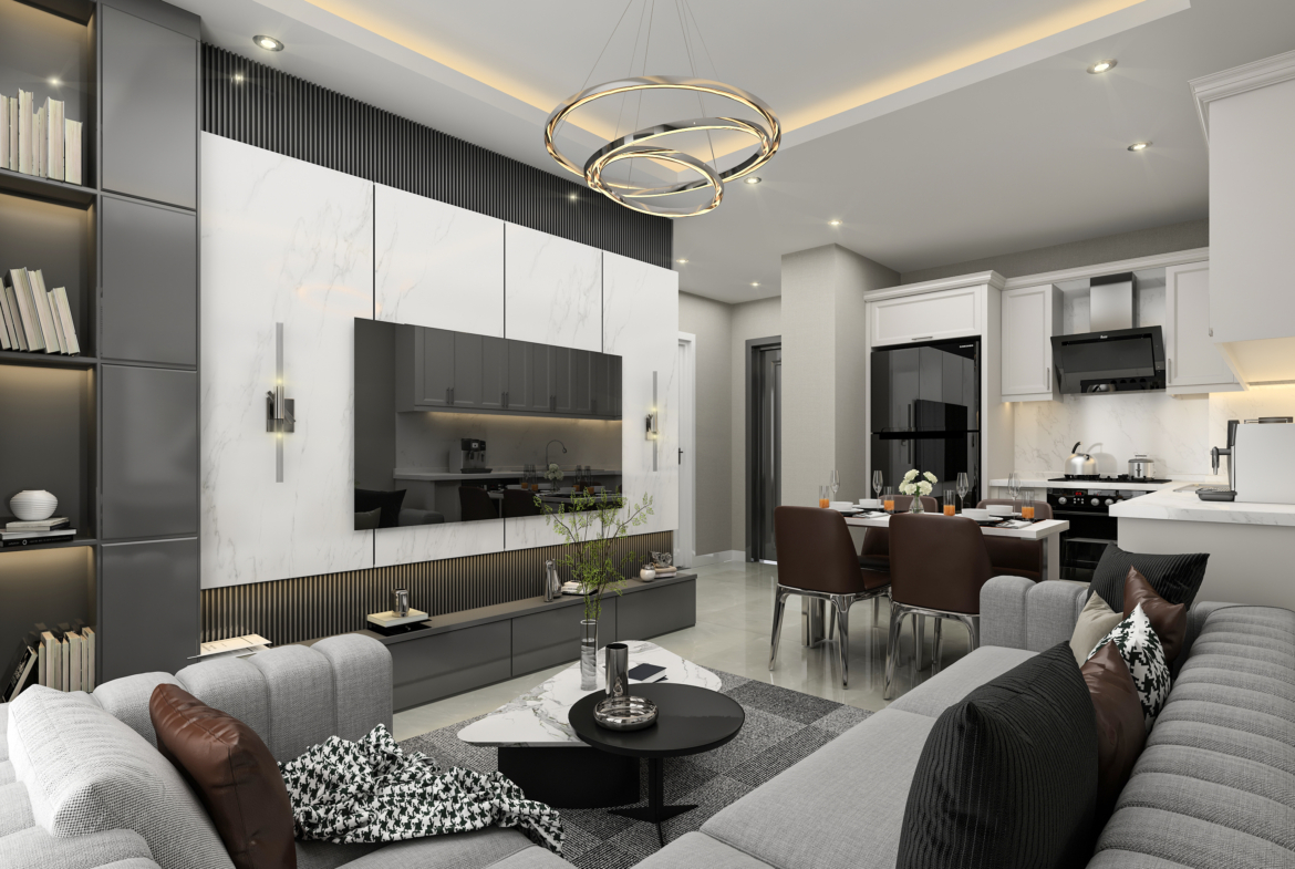 Apartments within a project suitable for investment